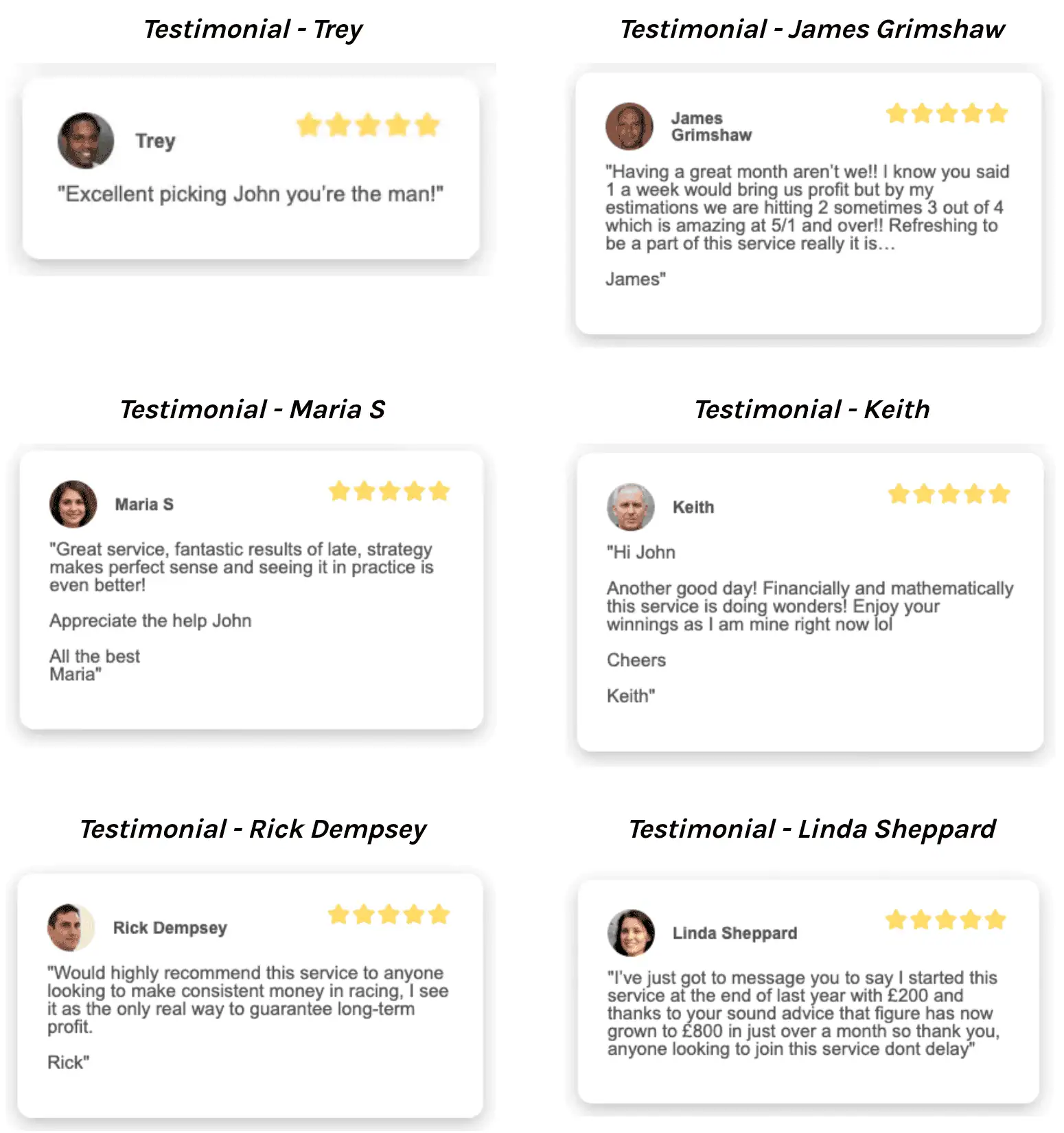 Horse Power Selections testimonial desktop 1